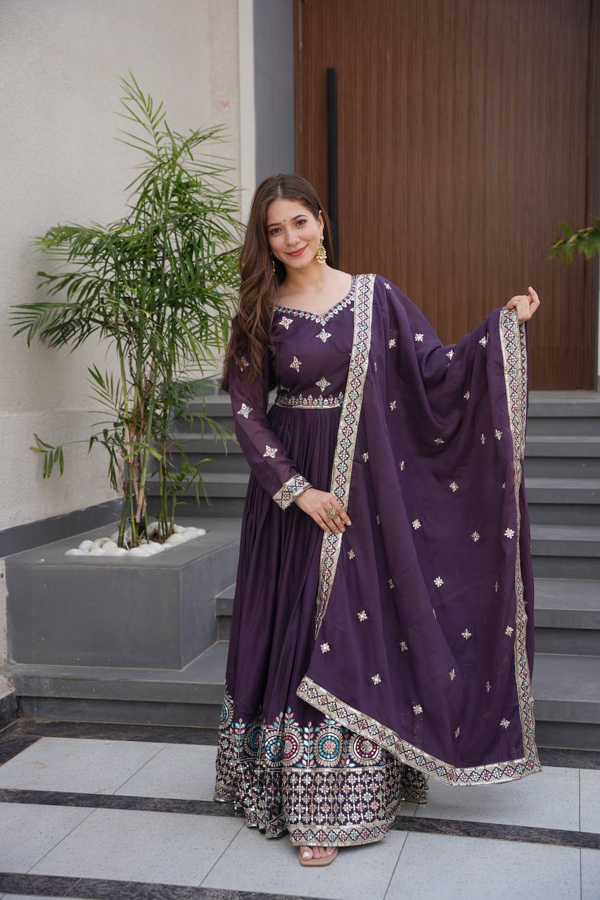 Rangrez Glamour & Modern Grace Anarkali Set