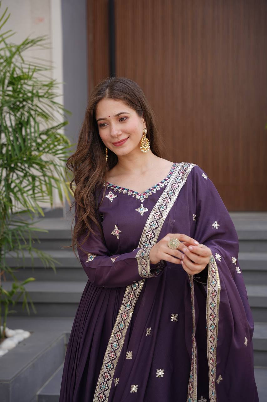 Rangrez Glamour & Modern Grace Anarkali Set
