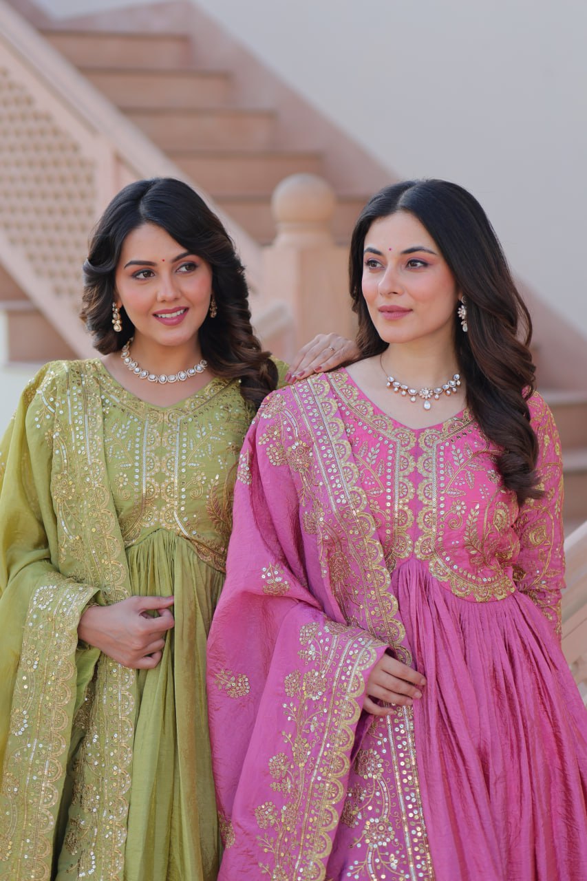Sitara Embroidered Dreams in Regal Anarkali Set