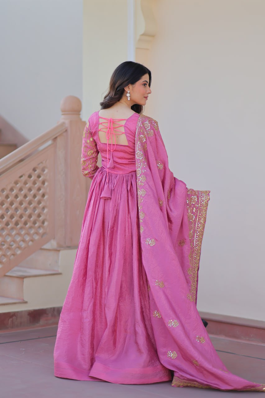 Sitara Embroidered Dreams in Regal Anarkali Set