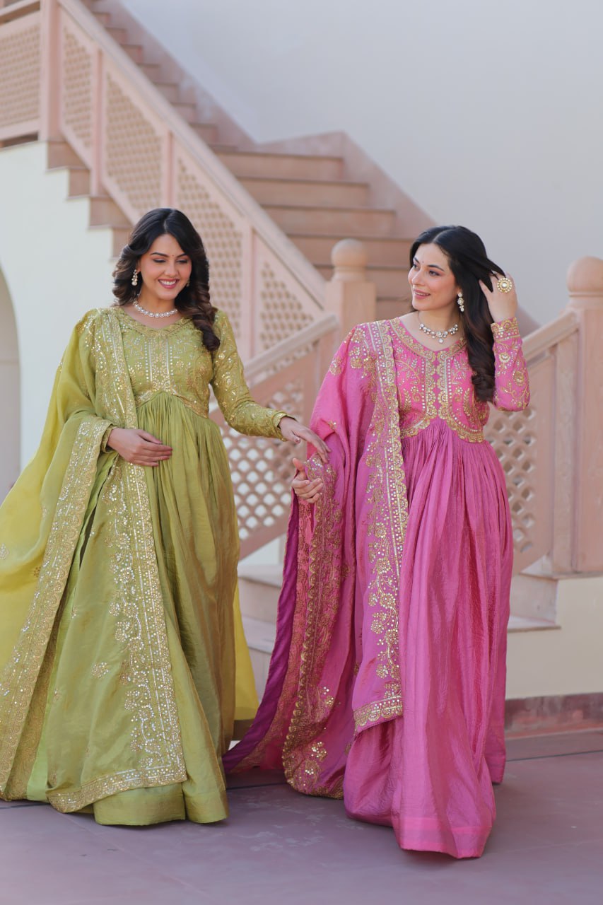 Sitara Embroidered Dreams in Regal Anarkali Set