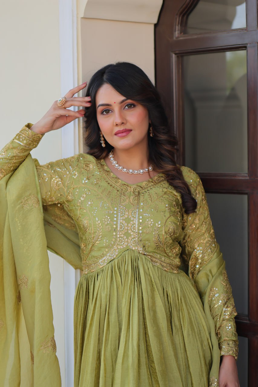 Sitara Embroidered Dreams in Regal Anarkali Set
