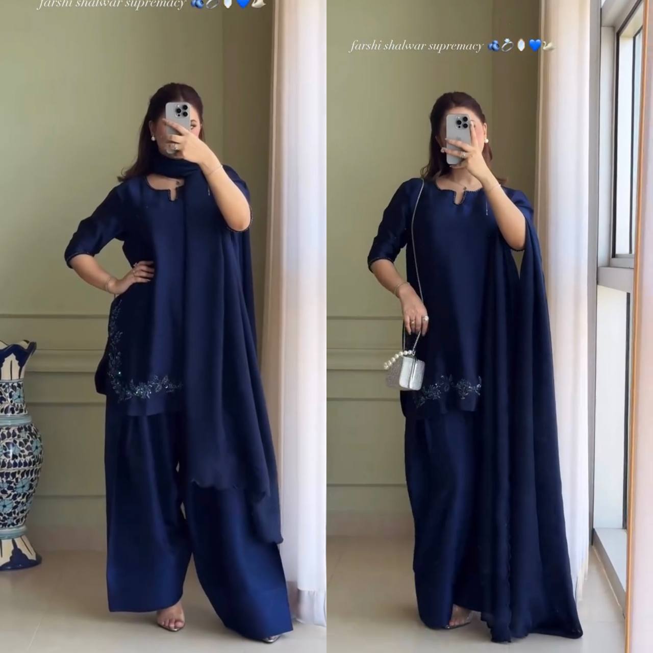 Maahru Majestic Everyday Royal Vibes Bold Farshi Sets