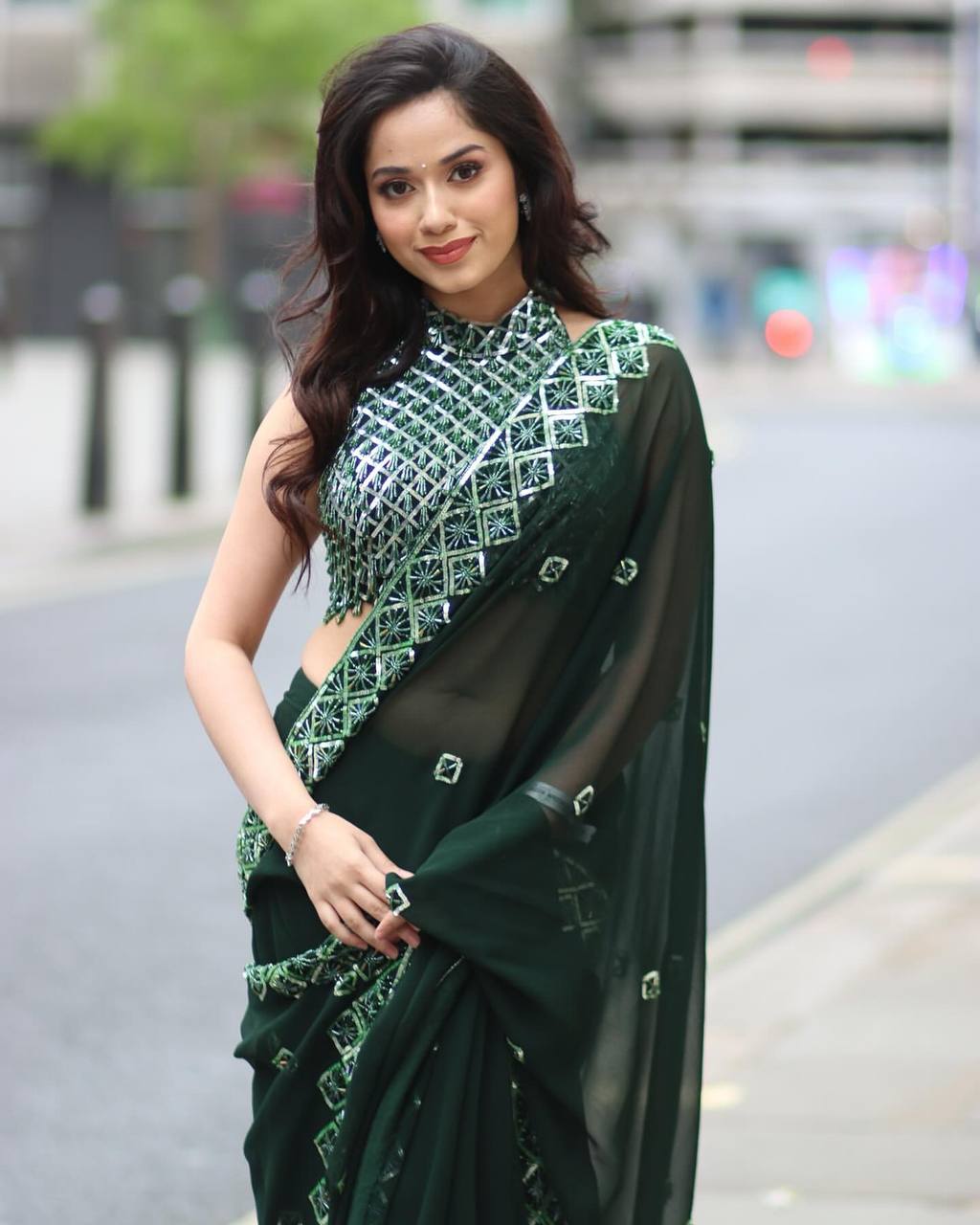 Celebrity Style Sequence Saree