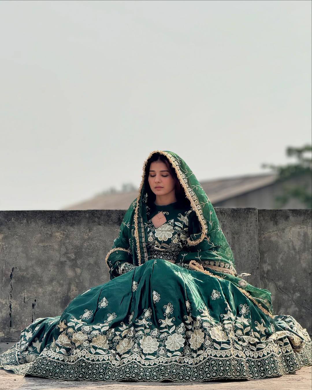 Sharvani Royal Rebellion of Raas Chinon Silk Lehenga Choli