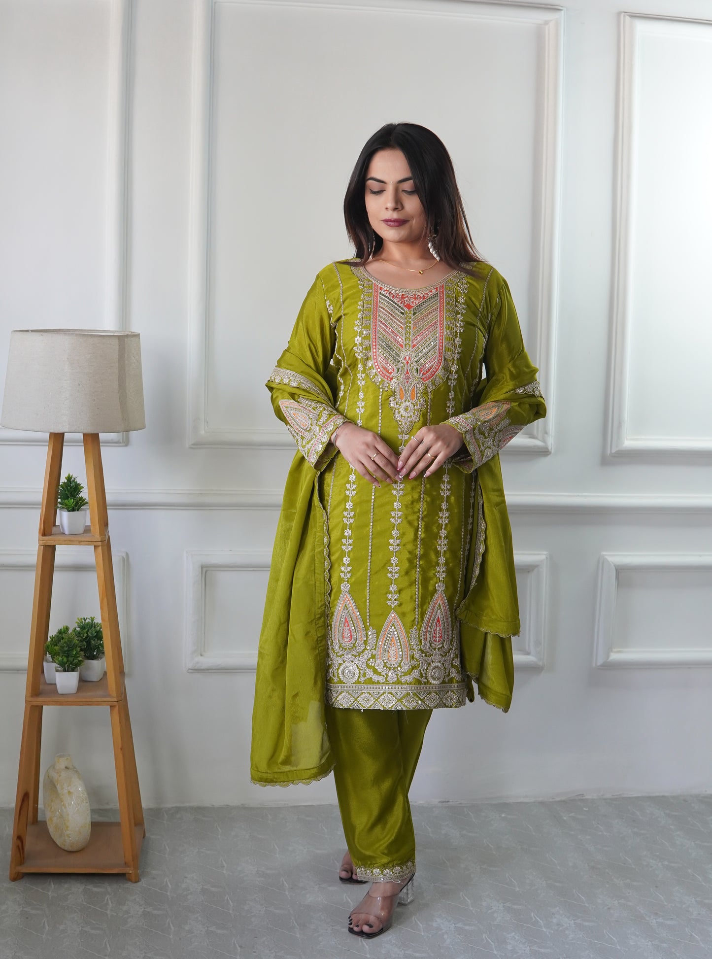 Elegance Redefined Designer Party Wear Look Suit