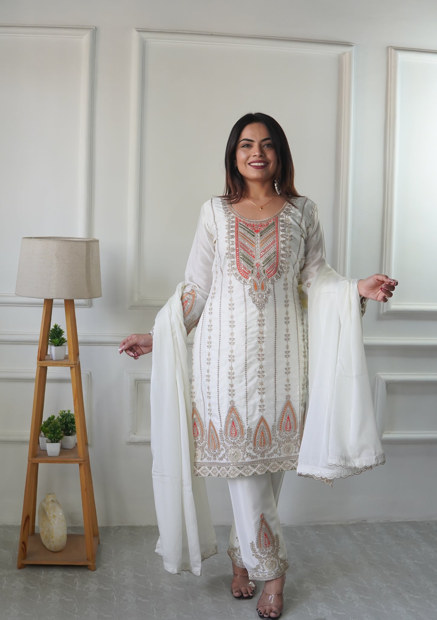 Elegance Redefined Designer Party Wear Look Suit