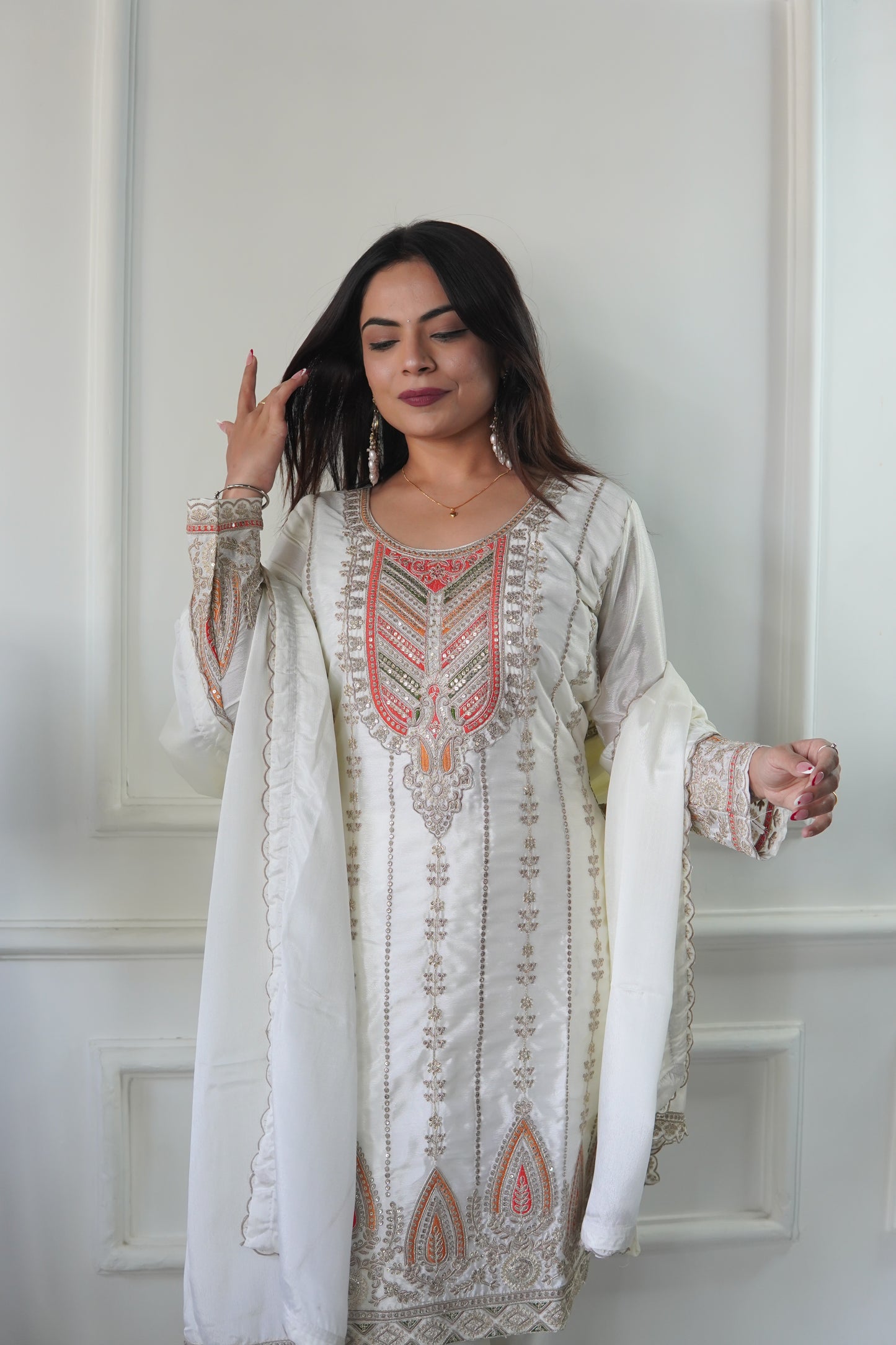 Elegance Redefined Designer Party Wear Look Suit