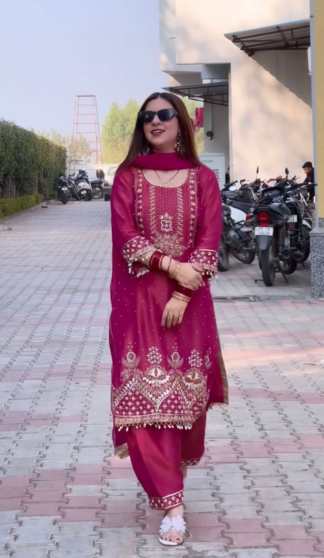 Twirl & Swirl Festive Patiala Suit