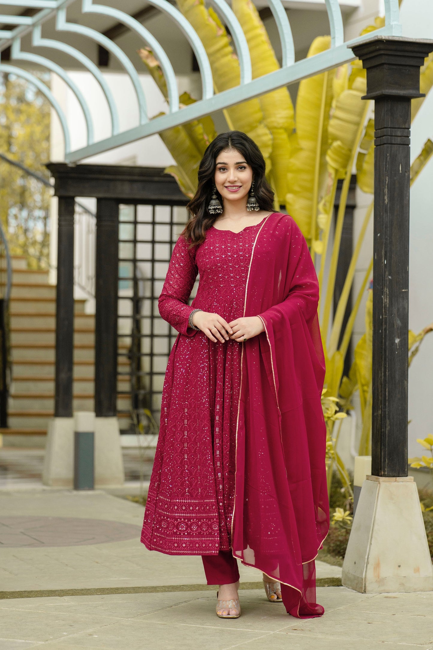 ANANYA FUX GEORGETTE SUIT SET