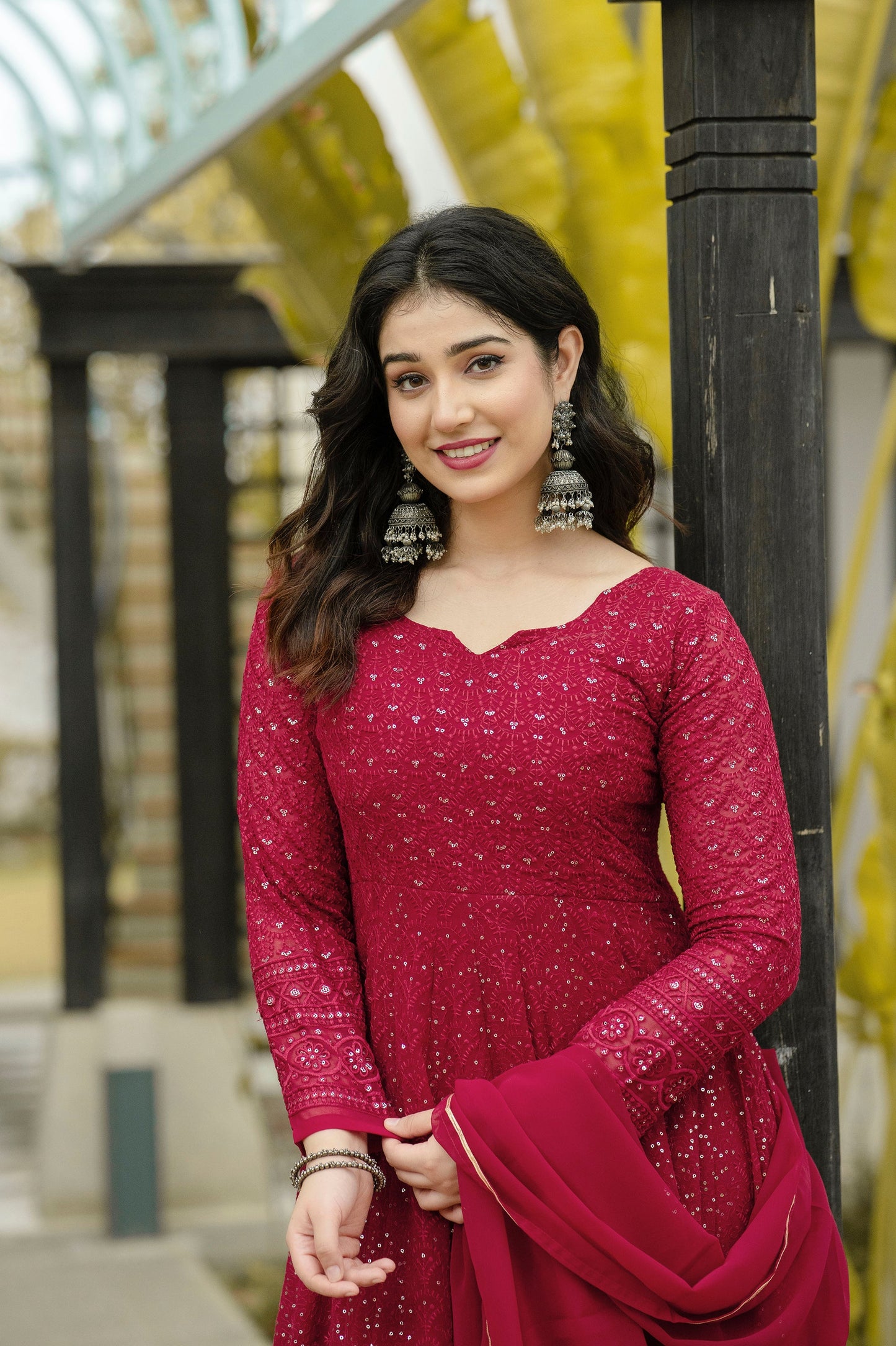 ANANYA FUX GEORGETTE SUIT SET
