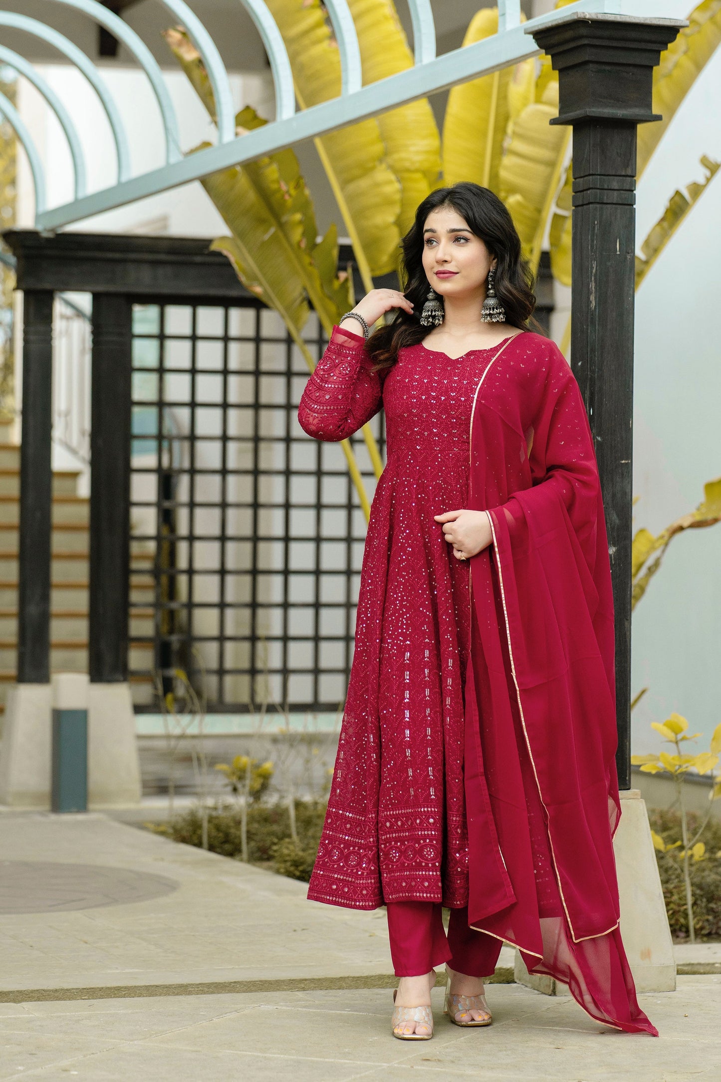 ANANYA FUX GEORGETTE SUIT SET
