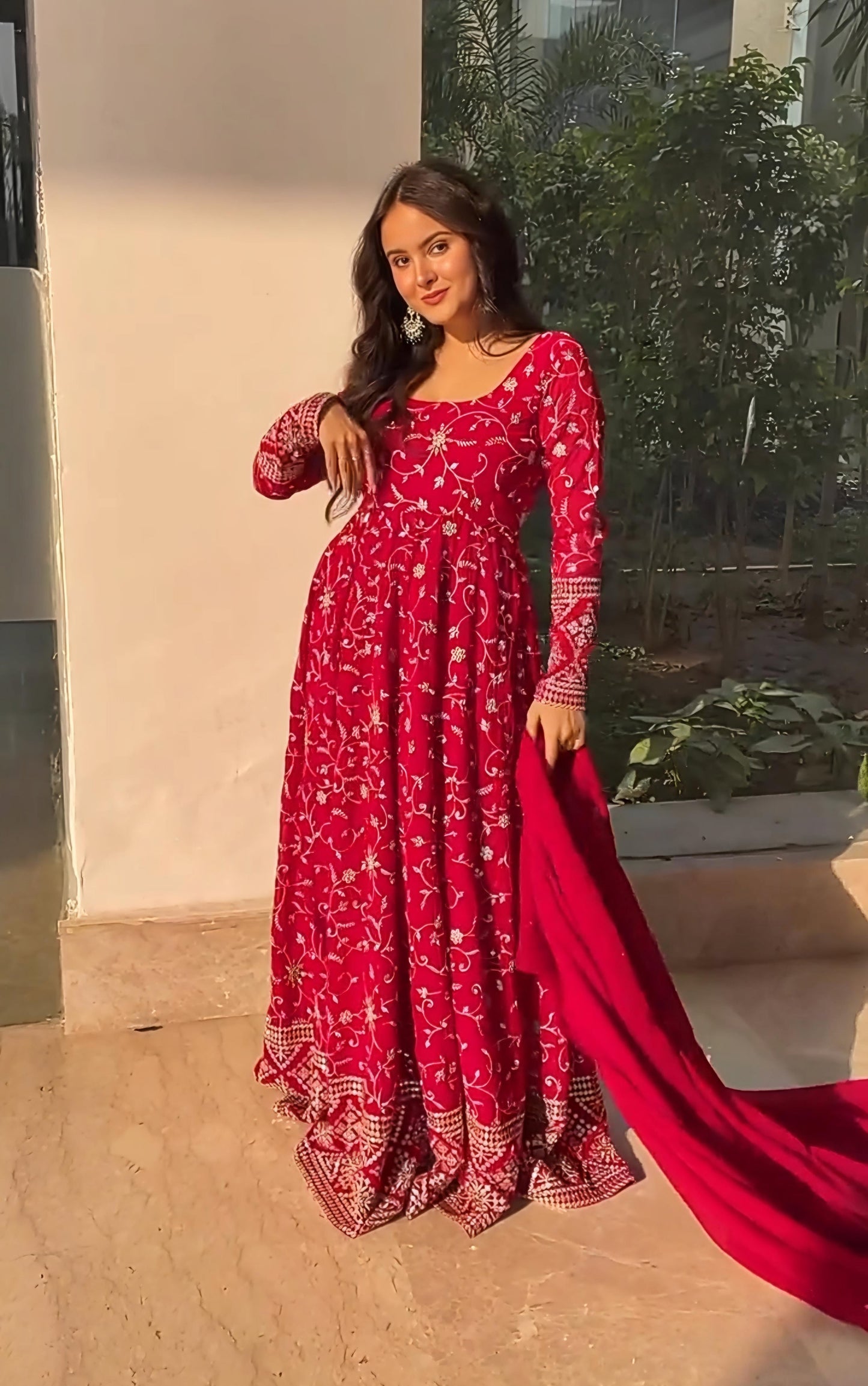 AHANA NEW ANARKALI SUIT SET