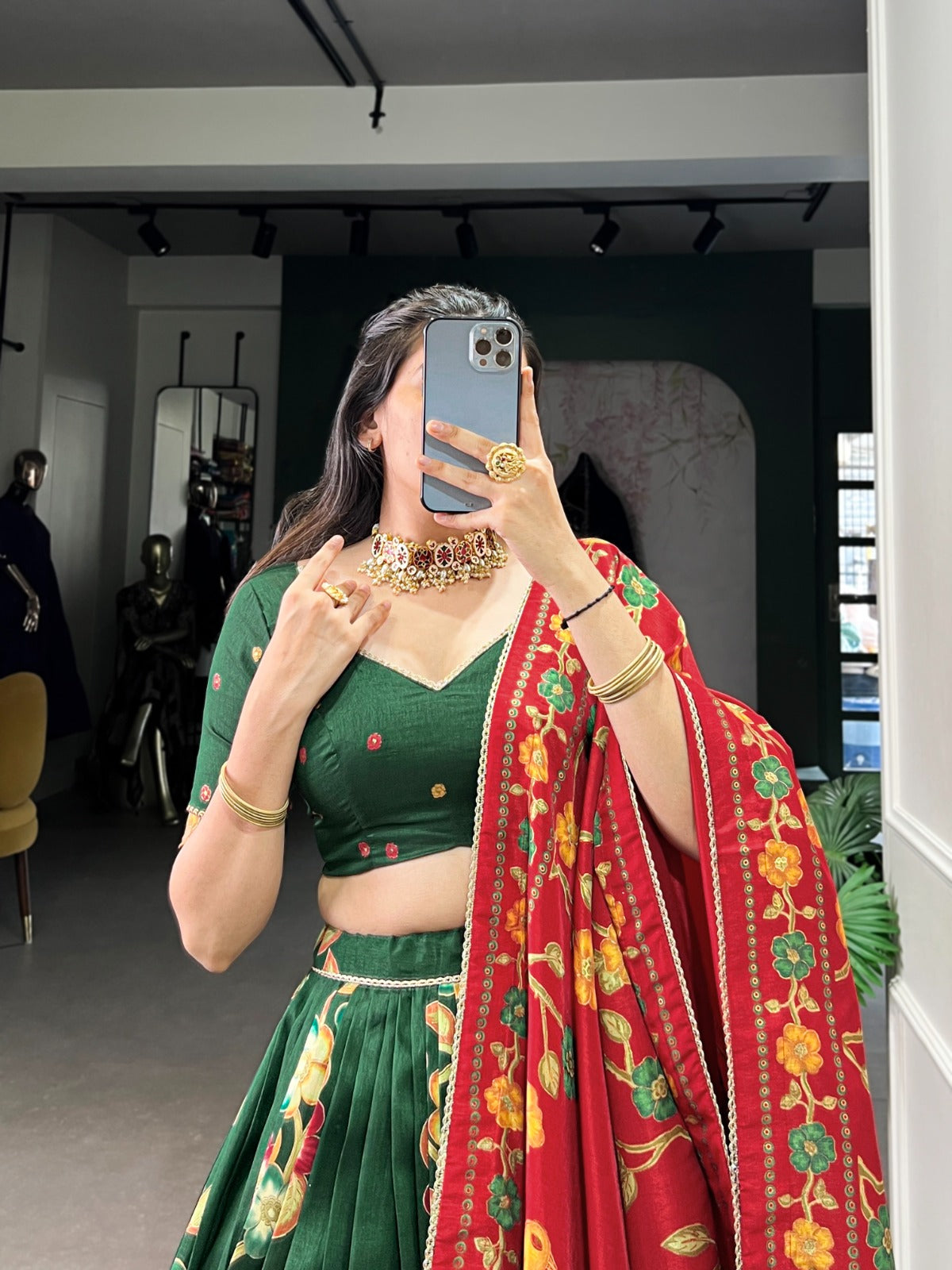 Anvika Tussar Silk Beautiful Lehenga Choli