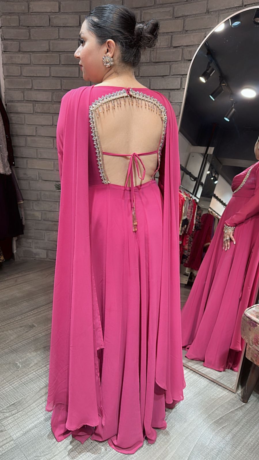 Shanaya Gajari Mirror Anarkali