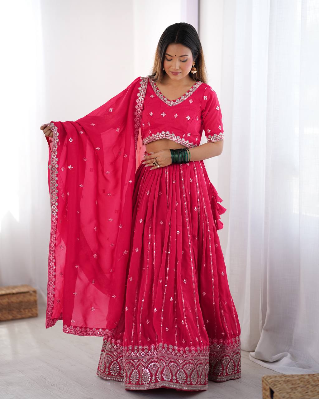 Tejasvi Traditional Twirl Fresh Festive Lehenga Choli