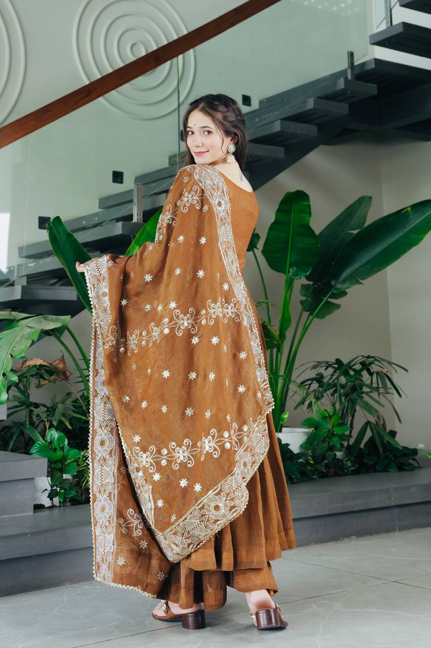 Rakhi Elysian Bloom Premium Designer Suit Set