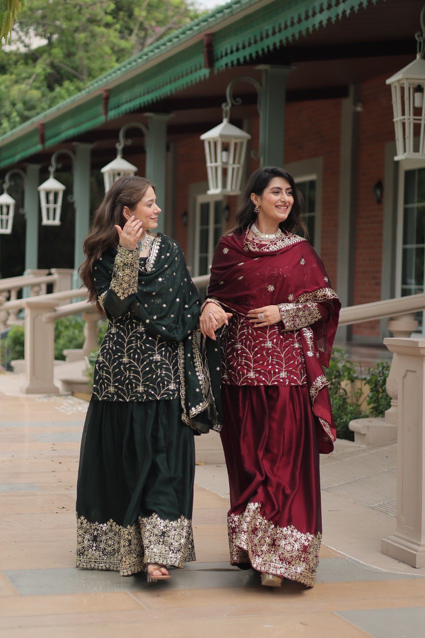 Regal Radiance Sharara Set