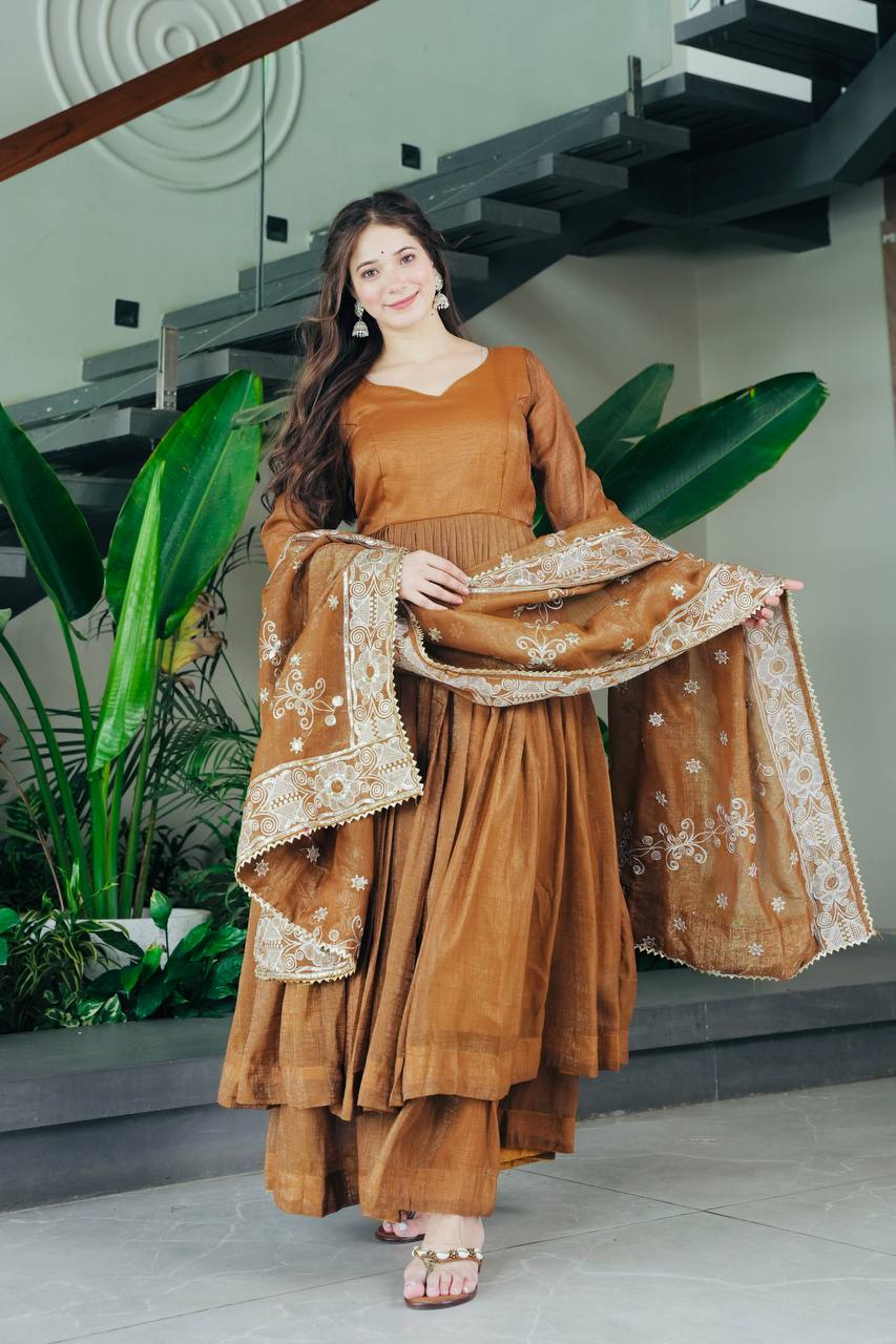 Rakhi Elysian Bloom Premium Designer Suit Set