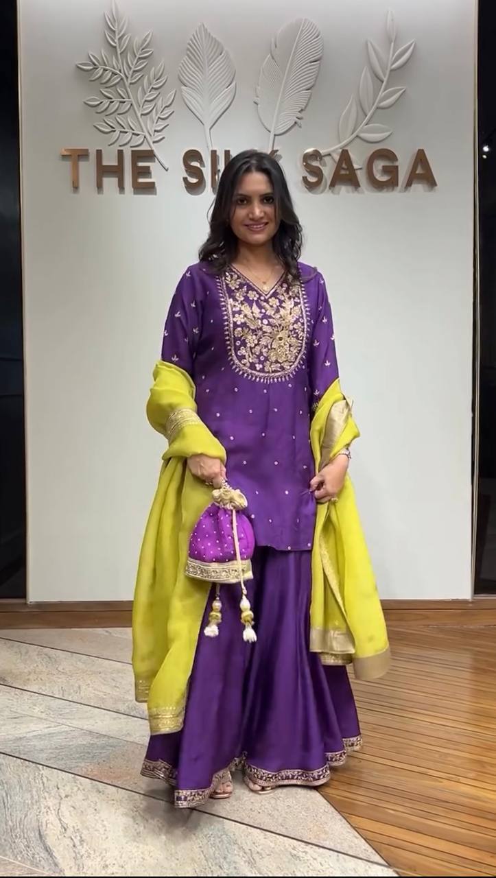 Gulbahaar Sharara Blooming Beauty