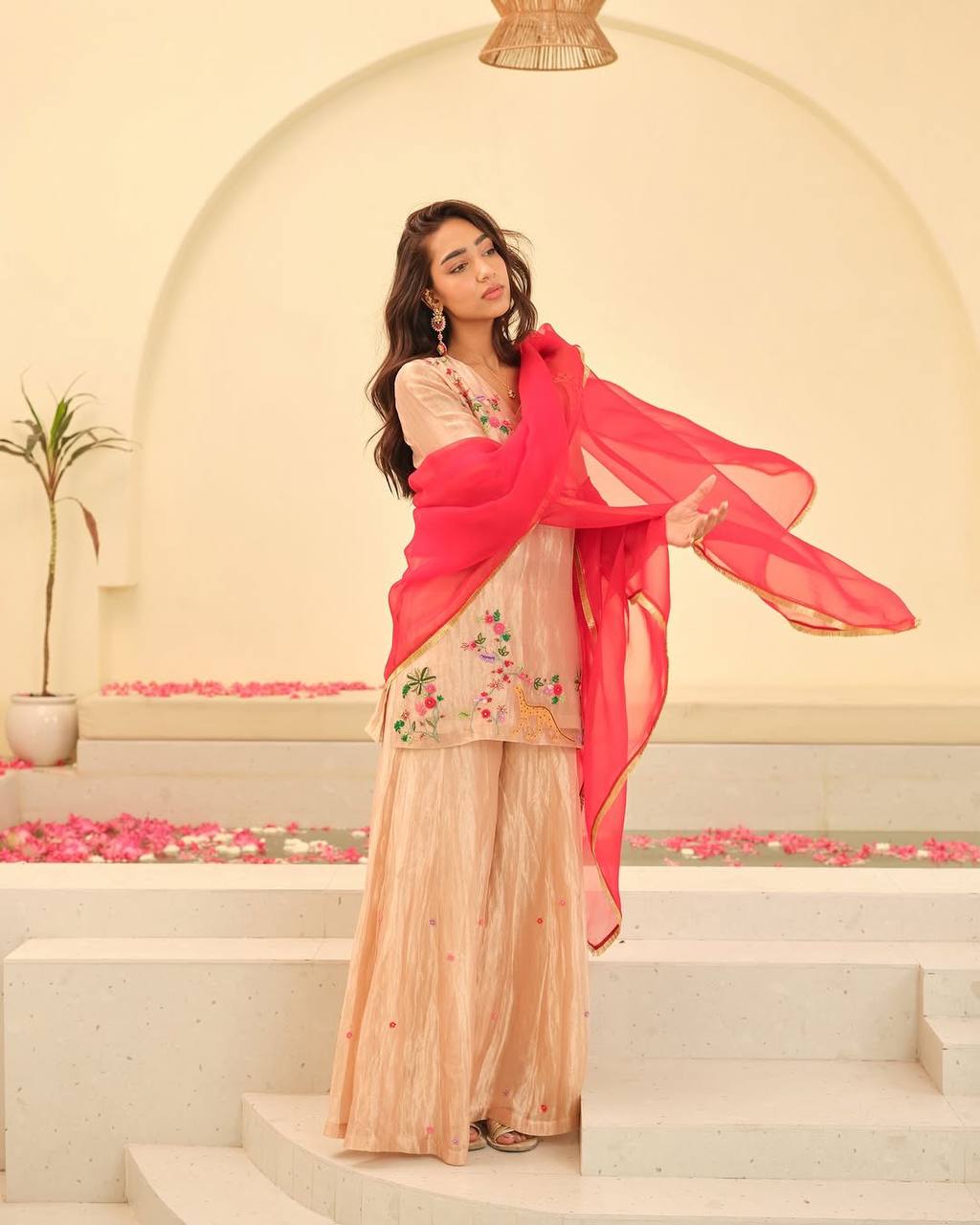Zarish Embroidered Sharara