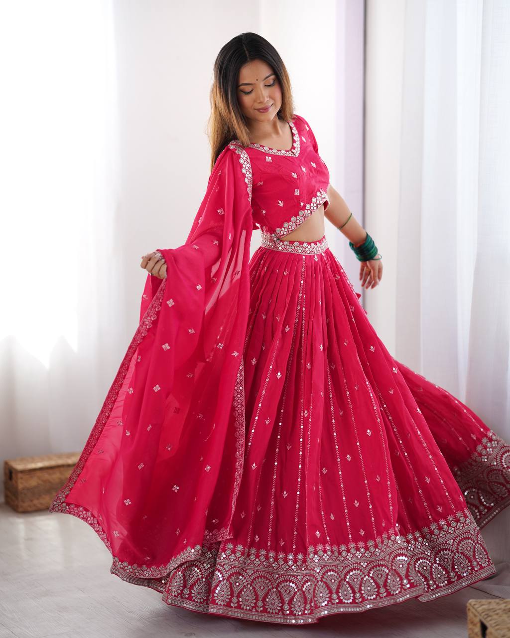 Tejasvi Traditional Twirl Fresh Festive Lehenga Choli
