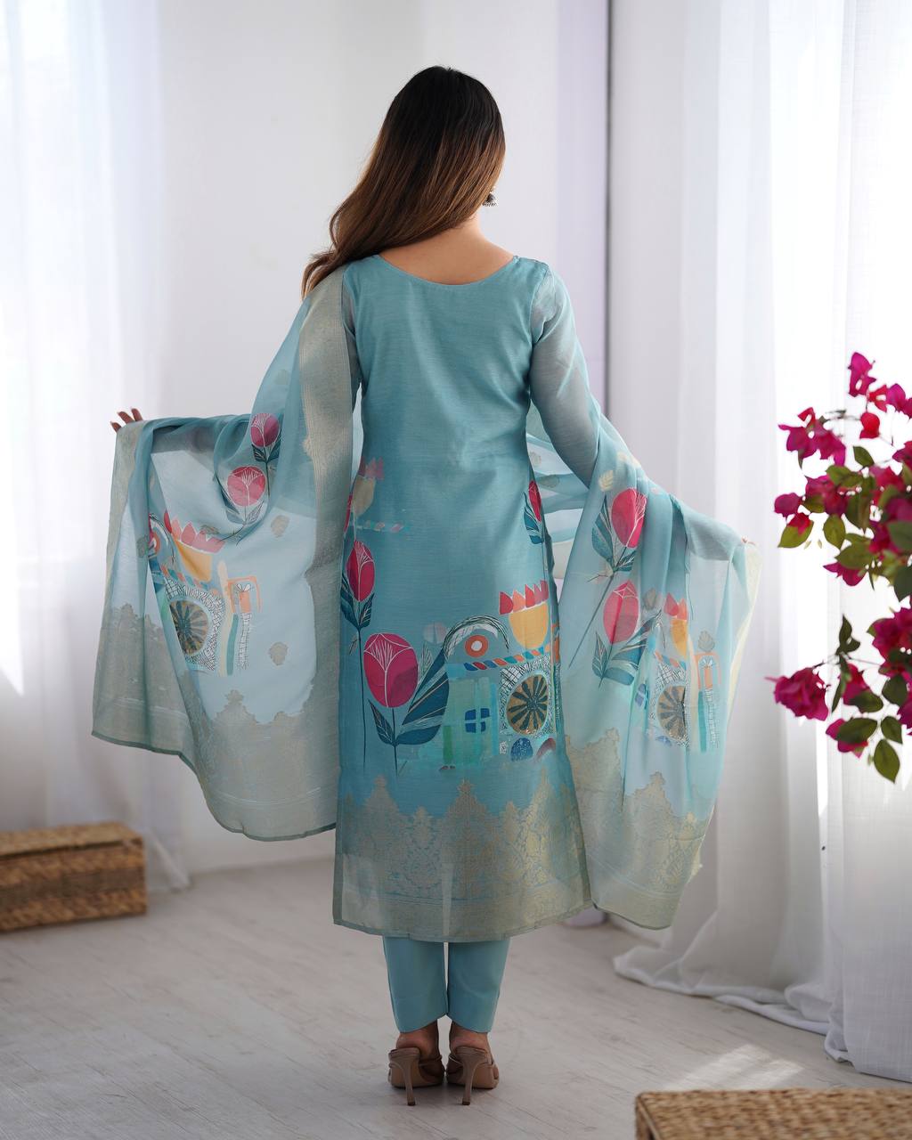 Graceful Digital print for the Modern Muse Suit Set