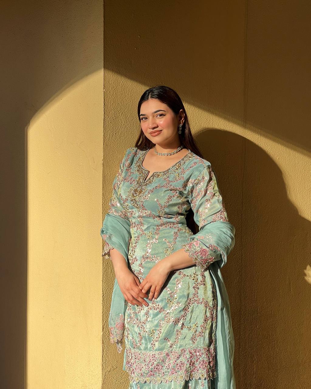 Sequin Sag for the Wedding Season Festive Kurta Set