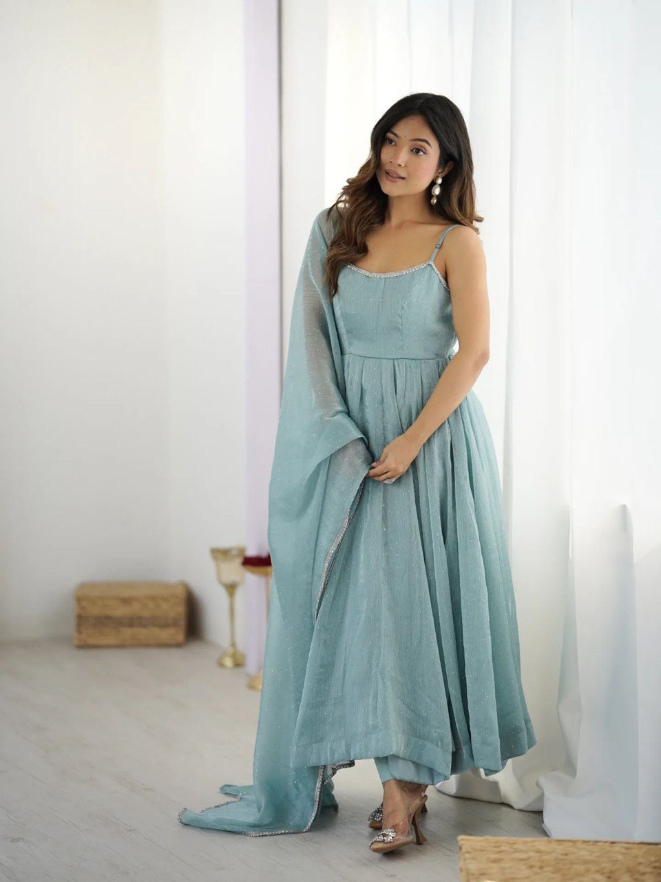 Zari Zest Premium Festive Ensemble Anarkali Suit