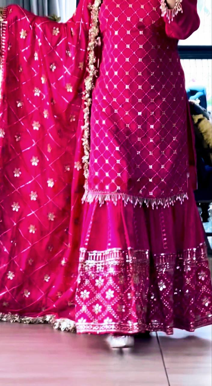 Royal Radiance Luxe Sharara Set