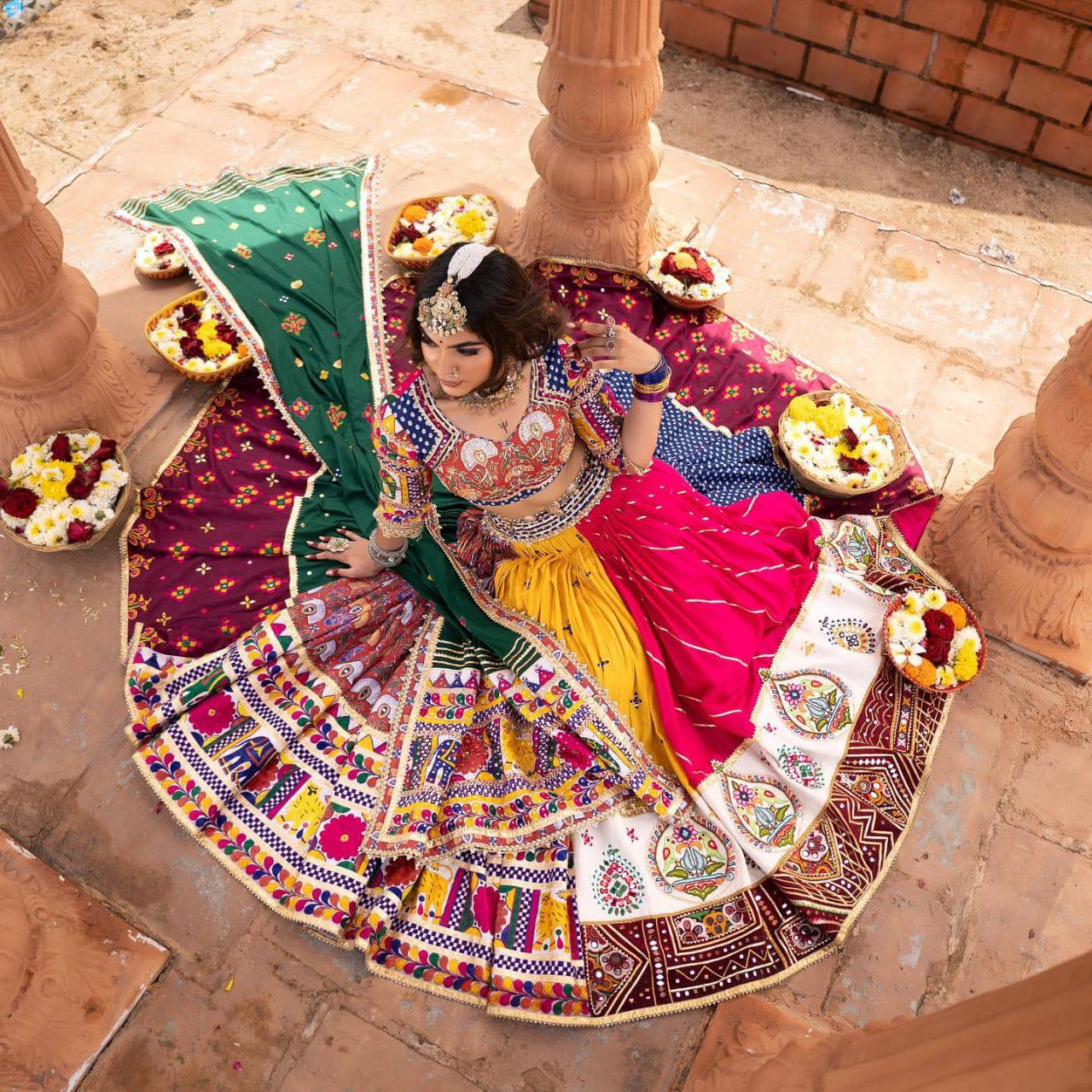 Royal Heritage Navratri Lehenga Set