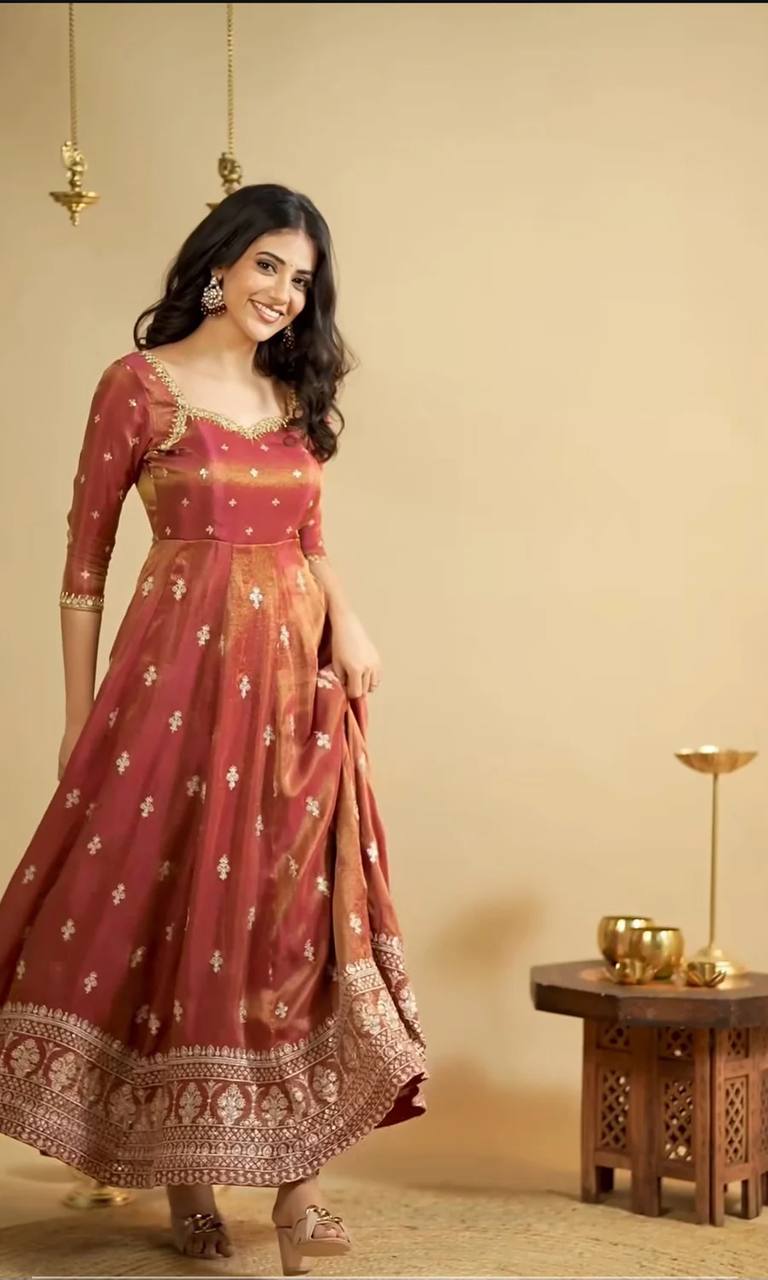 Meher Designer Embroidered Anarkali Set