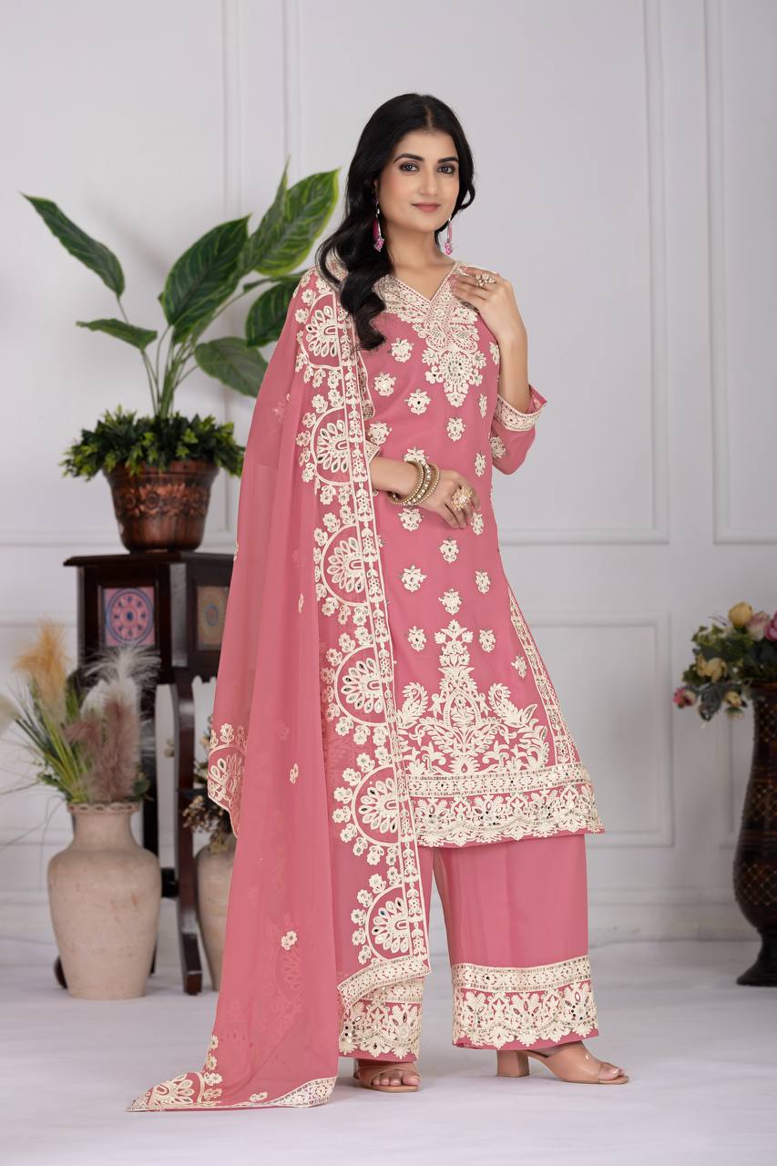 Zehra Festive Embroidery Designer Party Wear Suit