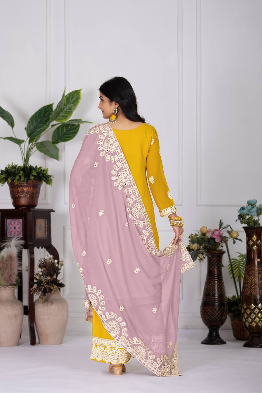Zehra Festive Embroidery Designer Party Wear Suit