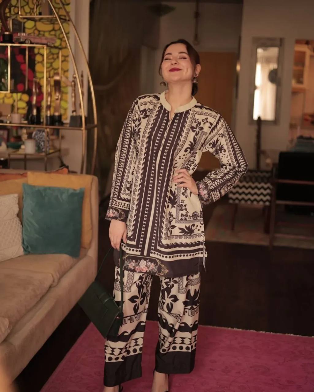 Urban Nomad Black & Beige Designer Co-ord Set