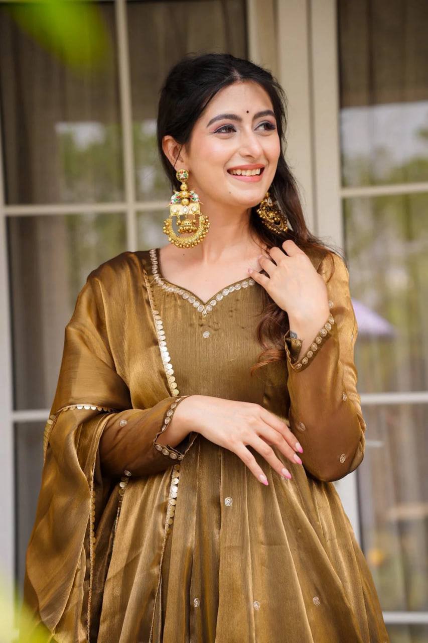 Lustrous Charm Beautiful Anarkali Set