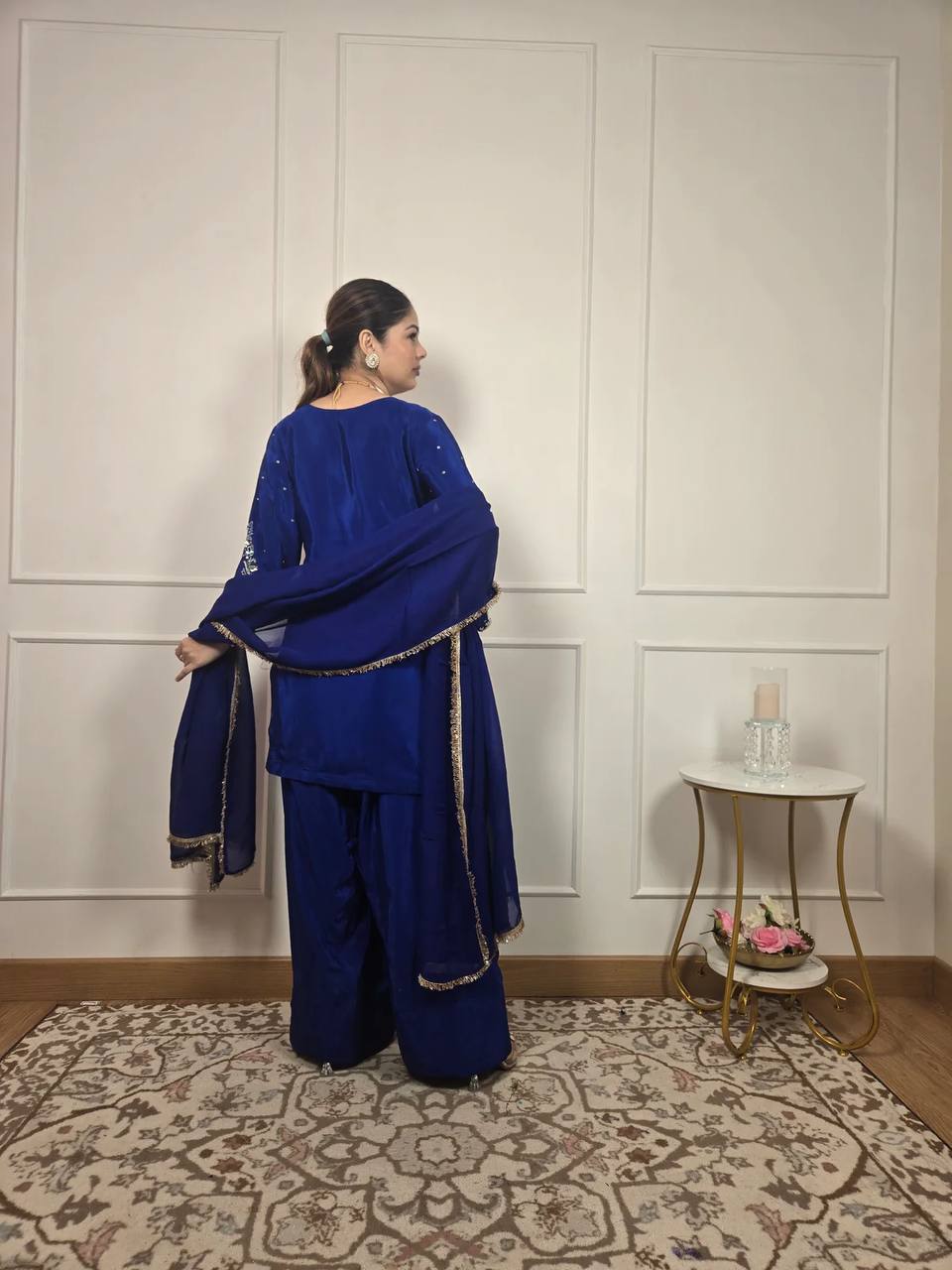 Ocean Glow Radiance Blue Salwar Suit