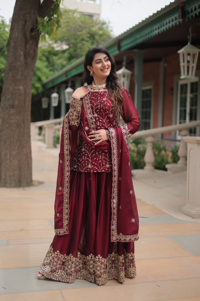 Regal Radiance Sharara Set