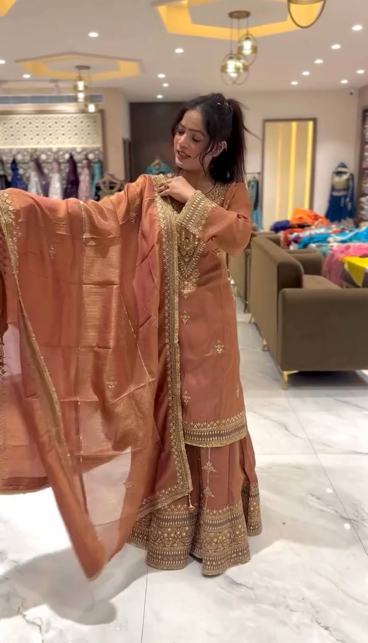 Grace & Grandeur Handcrafted Patiala Pakistani Suit Sets for a Royal Look