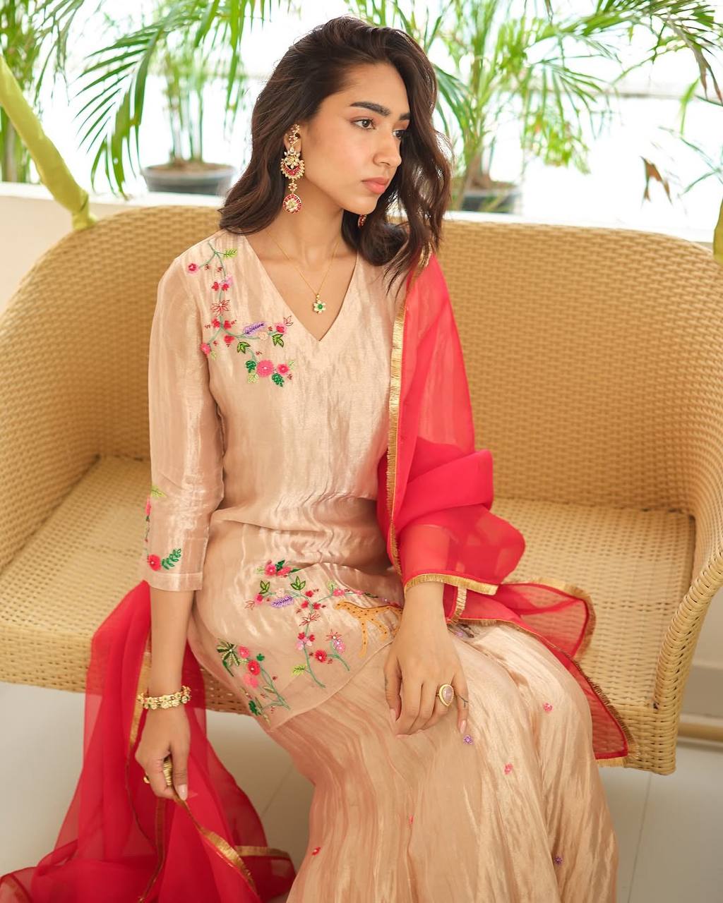 Zarish Embroidered Sharara