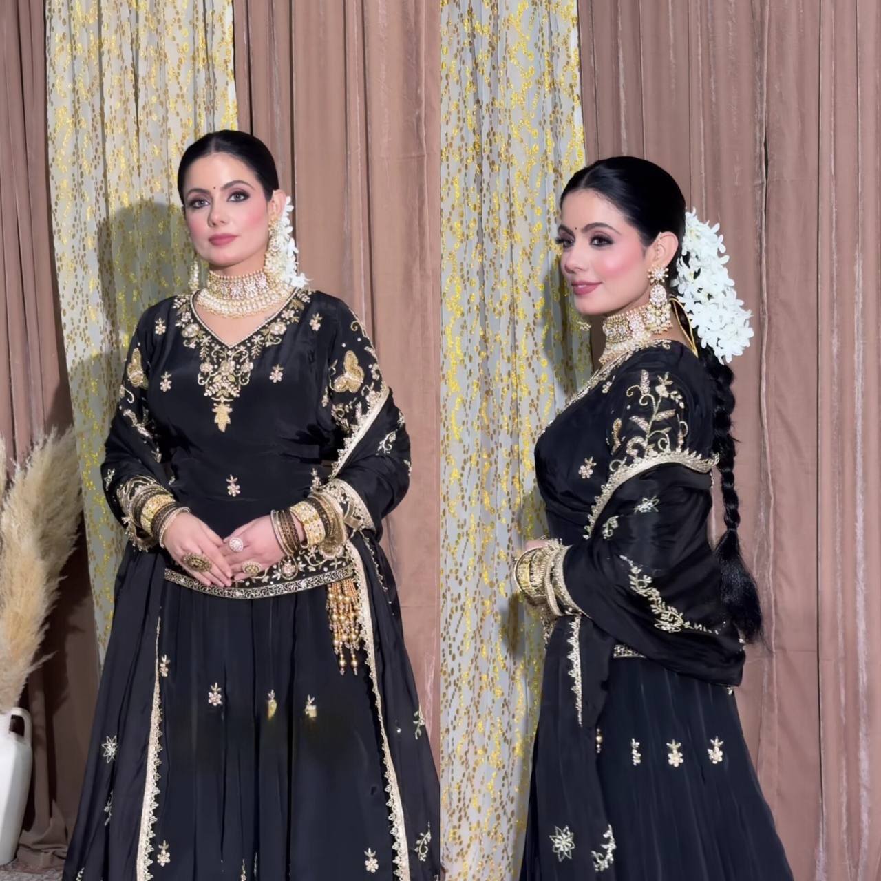 Rangrez Riwayat Woven in Heritage Sharara Set
