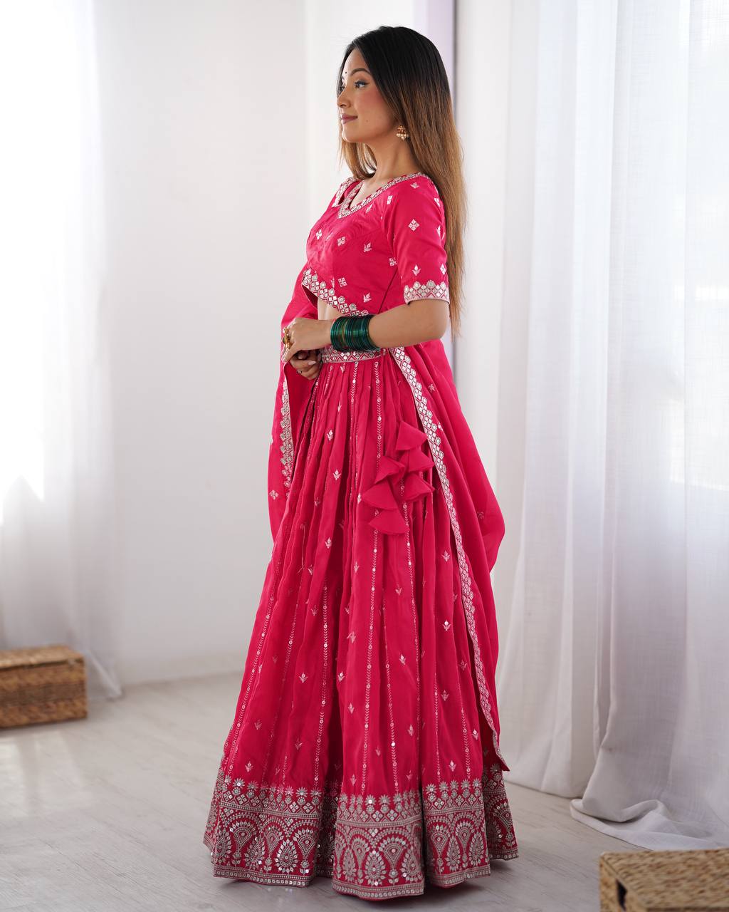 Tejasvi Traditional Twirl Fresh Festive Lehenga Choli