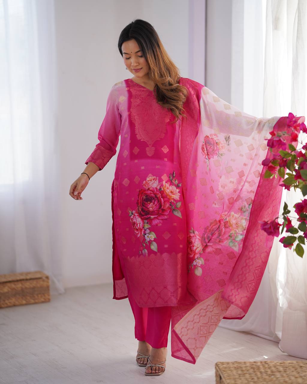 Graceful Digital print for the Modern Muse Suit Set
