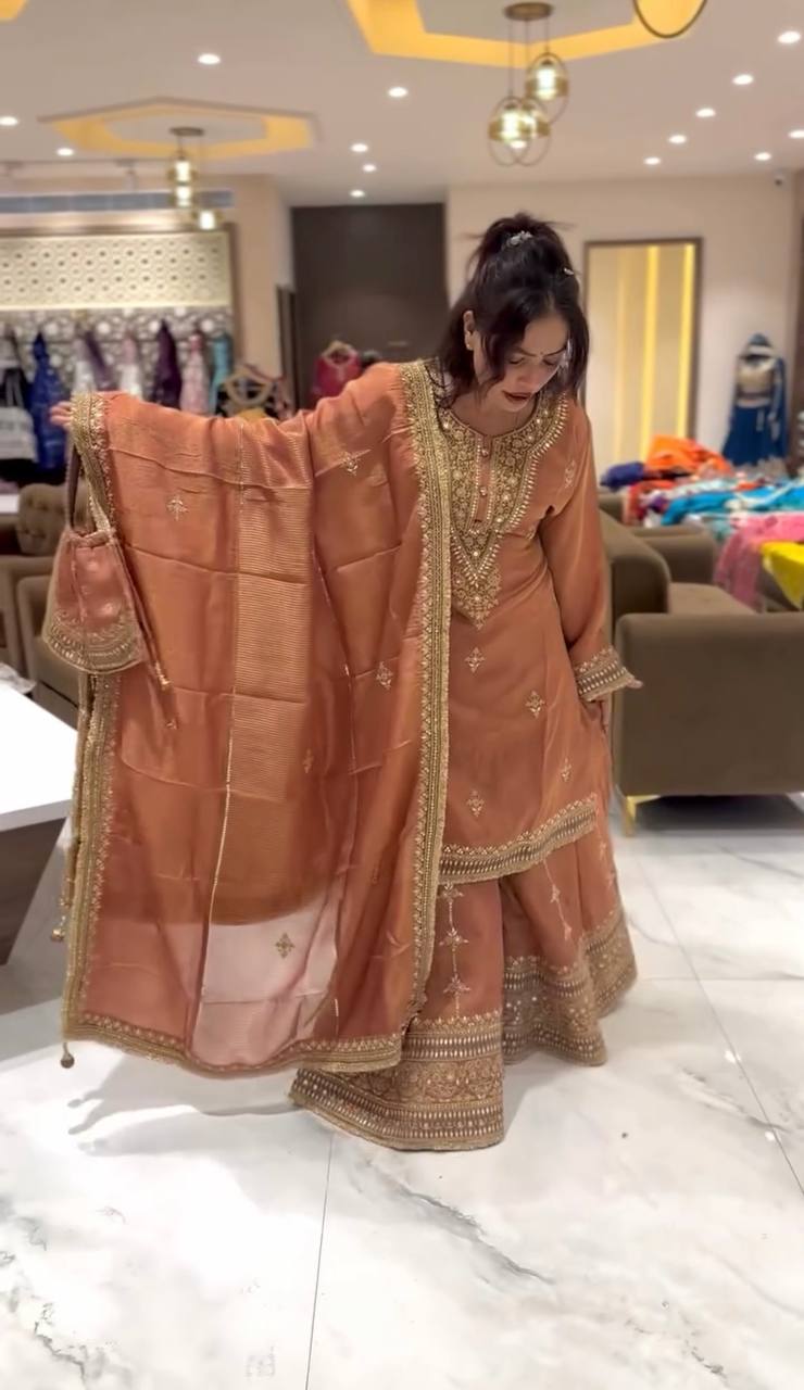 Grace & Grandeur Handcrafted Patiala Pakistani Suit Sets for a Royal Look