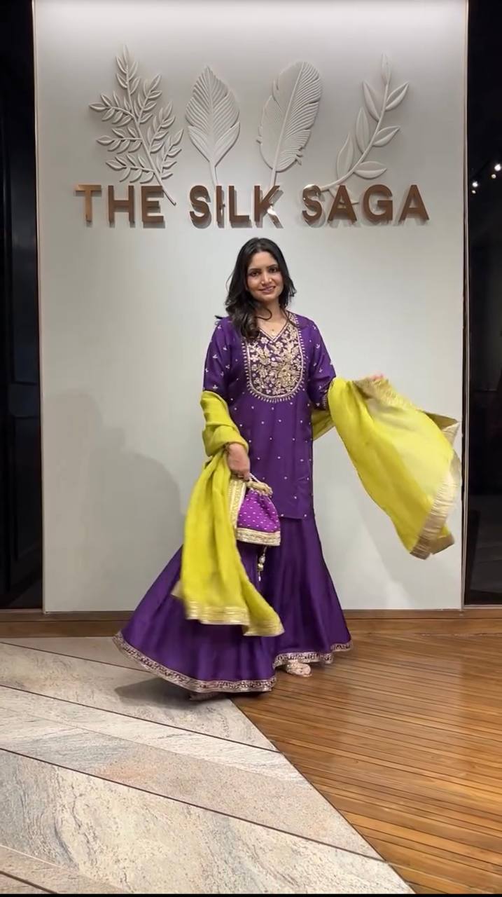 Gulbahaar Sharara Blooming Beauty