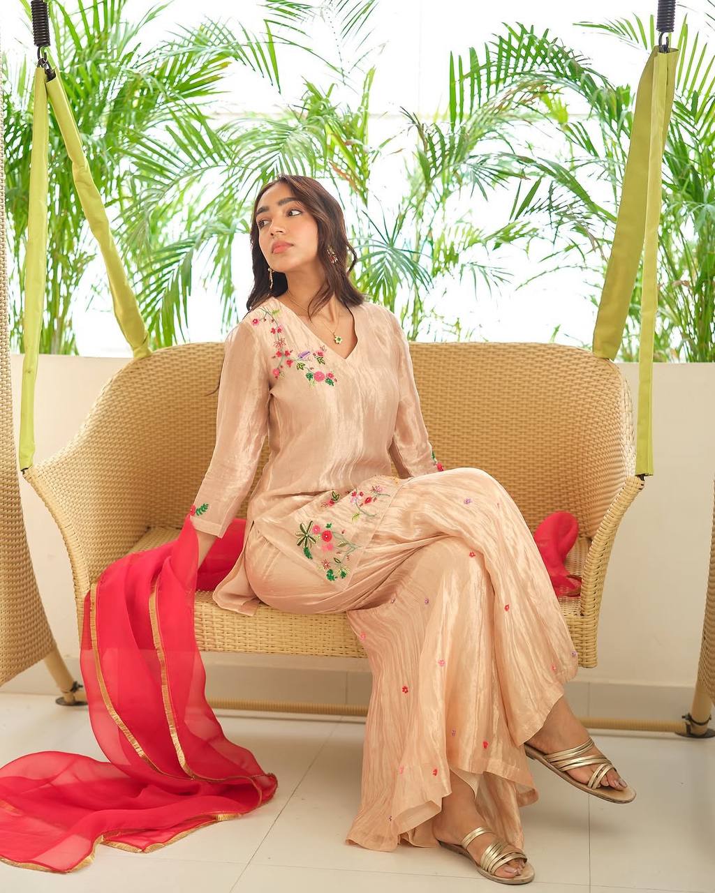 Zarish Embroidered Sharara