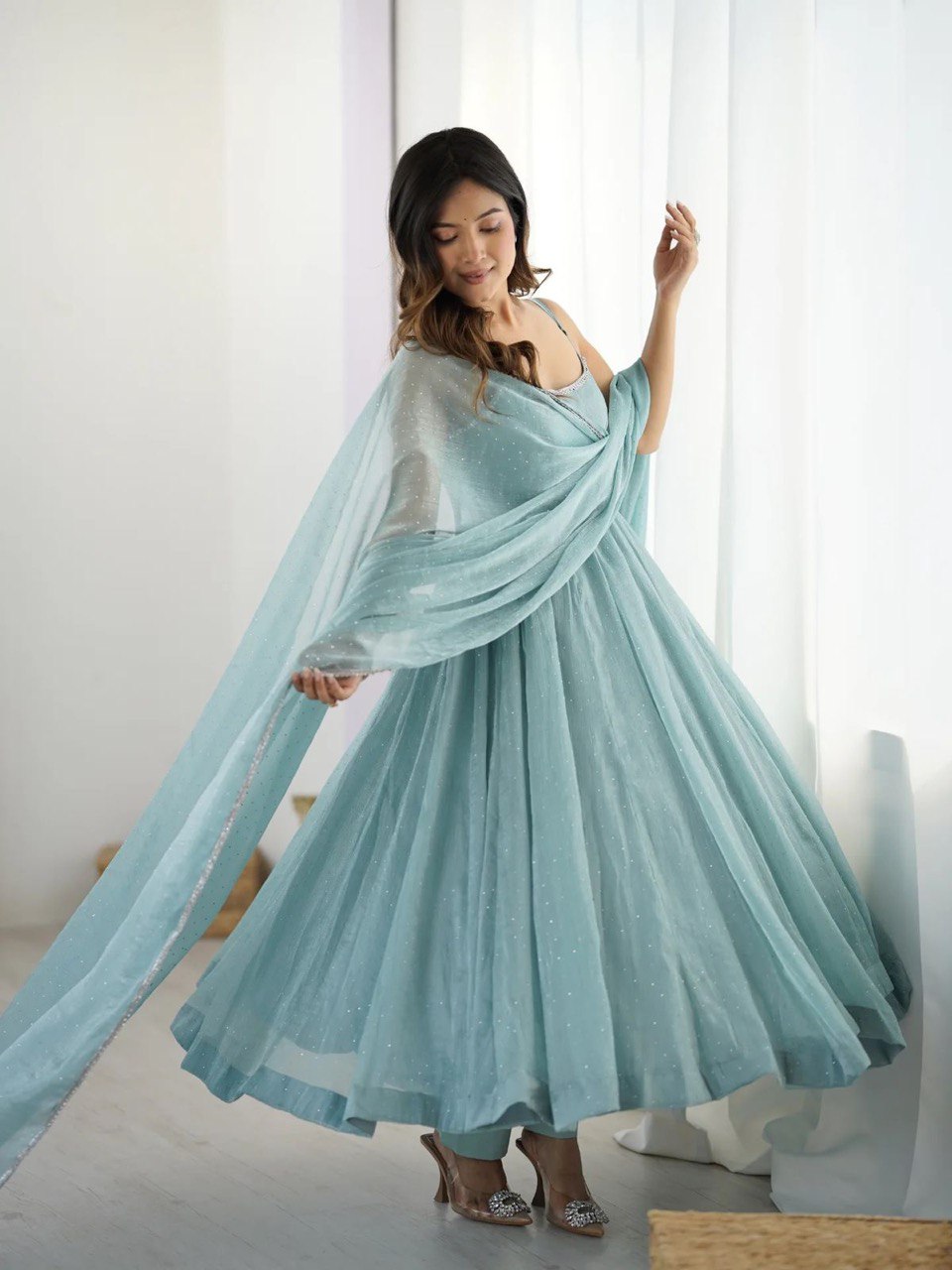 Zari Zest Premium Festive Ensemble Anarkali Suit