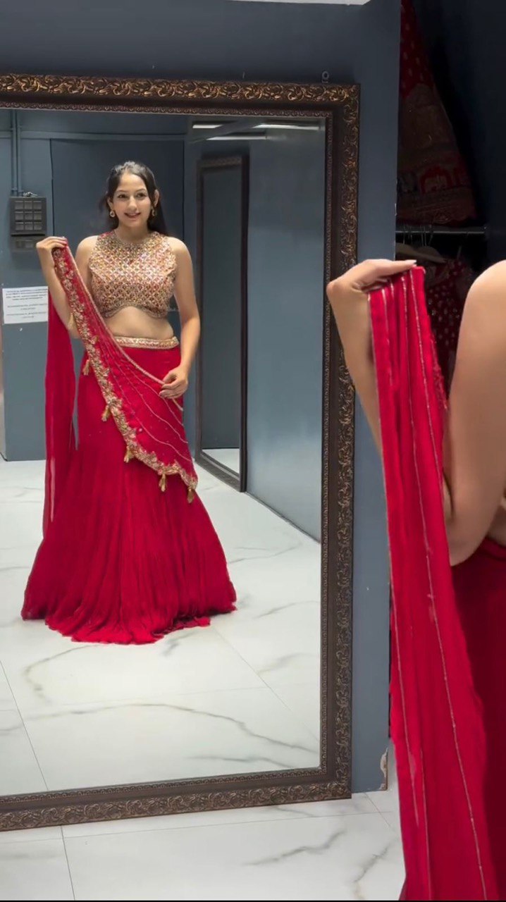 Twirl & Drape The Regal Wedding Glamour Lehenga Saree