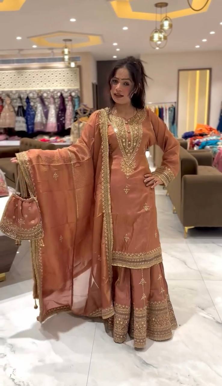 Grace & Grandeur Handcrafted Patiala Pakistani Suit Sets for a Royal Look