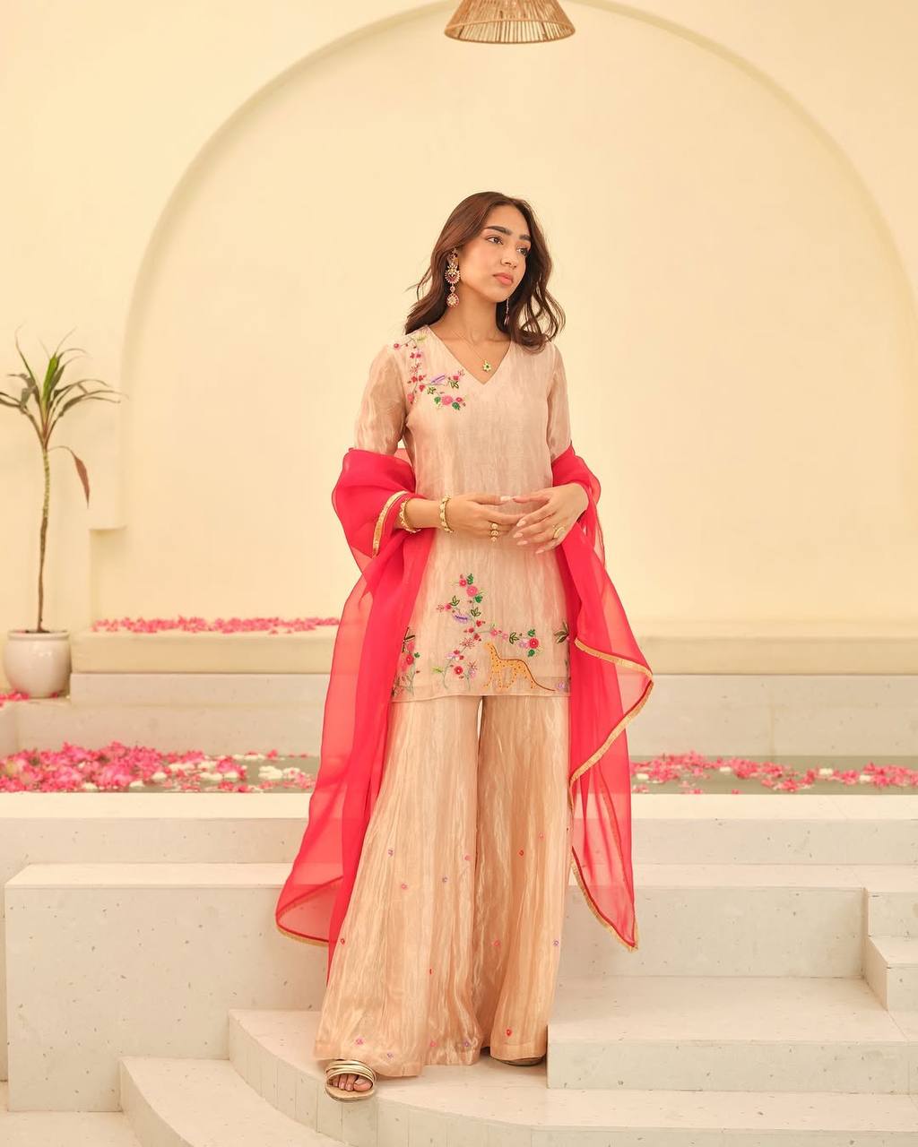Zarish Embroidered Sharara